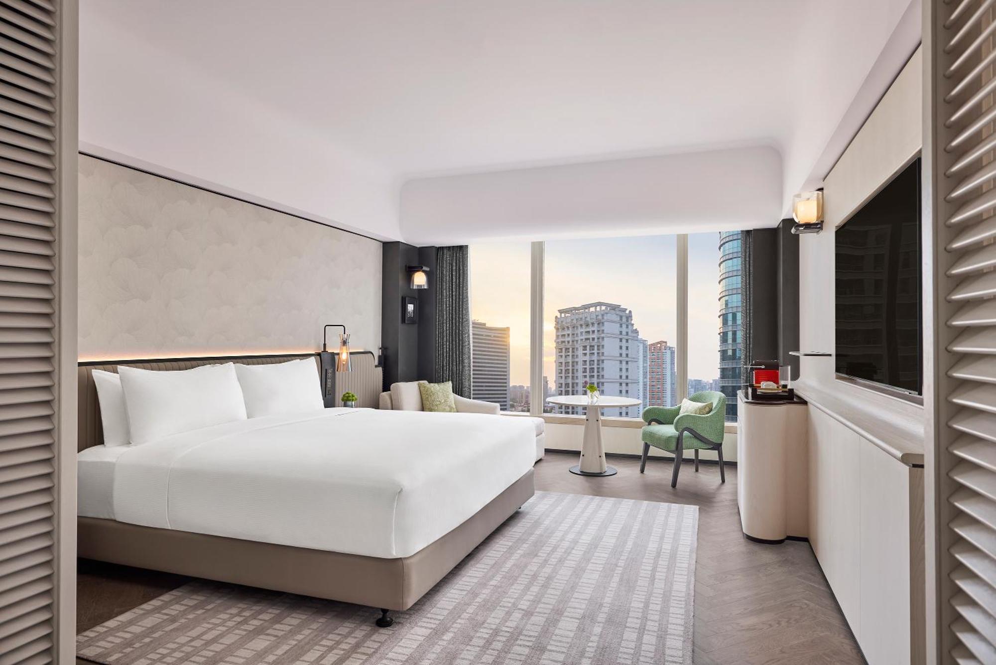 Hilton Shanghai City Center -Steps From Iconic Landmarks Wukang Mansion And Jing'An Temple Zewnętrze zdjęcie