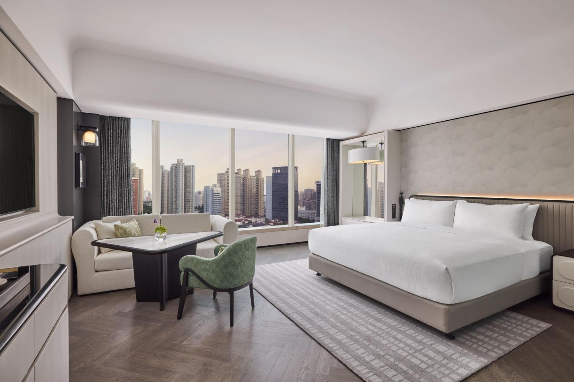 Hilton Shanghai City Center -Steps From Iconic Landmarks Wukang Mansion And Jing'An Temple Zewnętrze zdjęcie